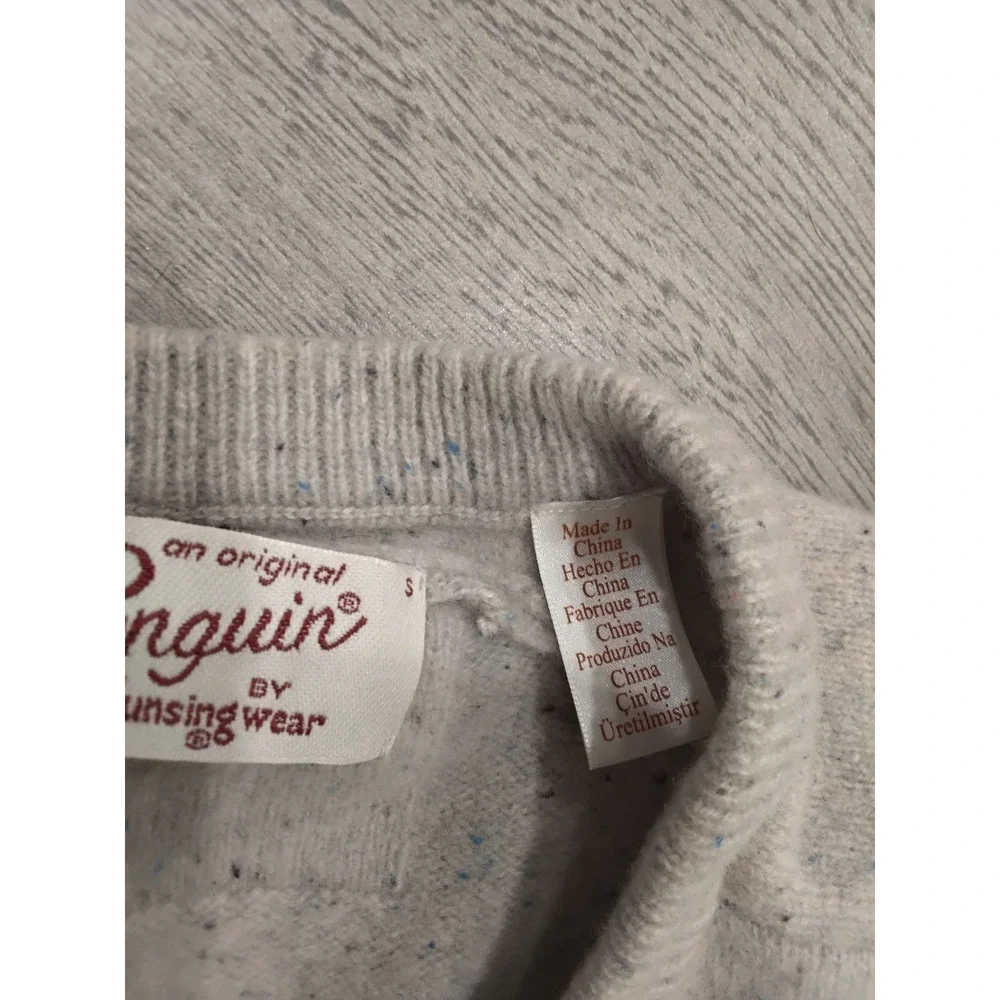 Original Penguin by Munsingwear Mens Speckled‎ V Neck Sweater Size S